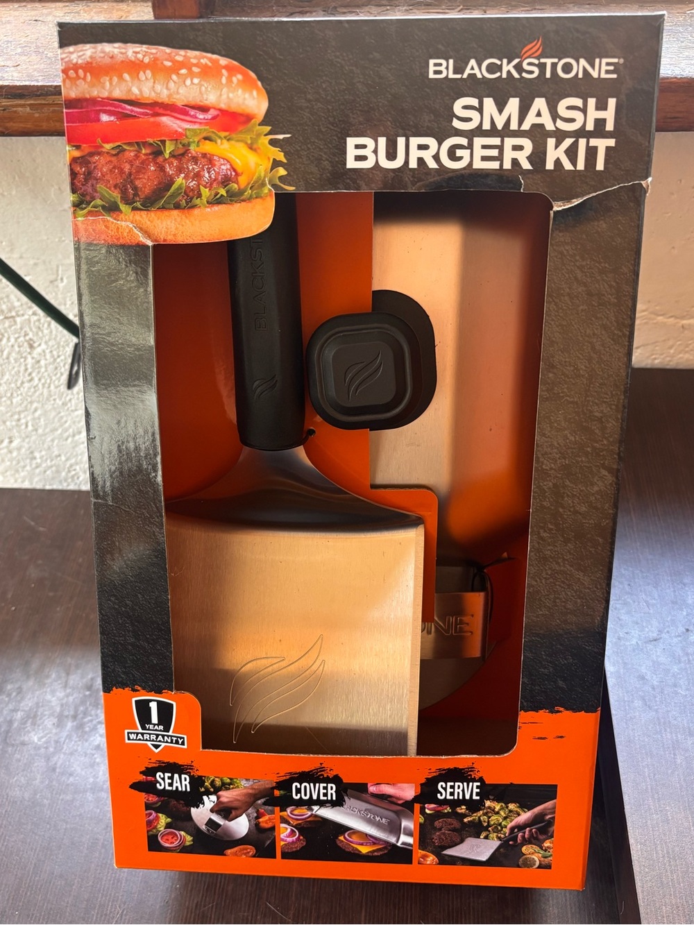 NWT Blackstone Smash Burger Kit - Stainless